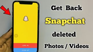 How to recover deleted Snapchat Photos  Videos and Chats [upl. by Magnuson94]