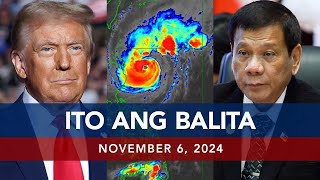 UNTV Ito Ang Balita  November 6 2024 [upl. by Nnylyak481]