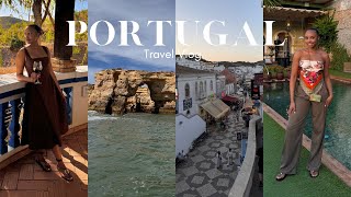 PORTUGAL VLOG I  Exploring Albufeira Algarve Caves amp Dolphin Watching Wine Tour [upl. by Tatum]