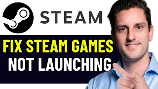 HOW TO FIX STEAM GAMES NOT LAUNCHINGNOT OPENING ON WINDOWS 2024 EASY FIX [upl. by Ahsiatal]