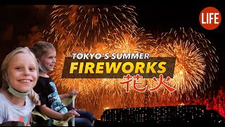 Watch Tokyos Summer Fireworks with the Reutters  Life in Japan Episode 171 [upl. by Idok317]