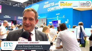 Intersolar Europe 2024  Interview with Rouven Lenhart of meteocontrol [upl. by Enovad929]