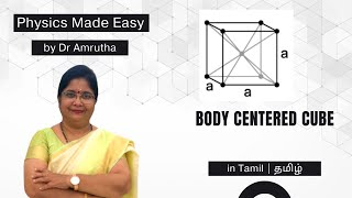 Body Centered Cubic Structure in Tamil [upl. by Allehc274]