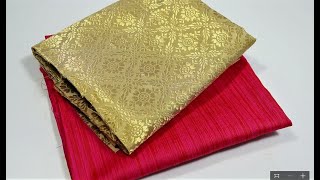 Most beautiful silk saree blouse design [upl. by Seagraves]