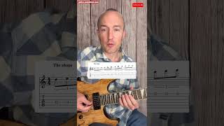 Easy diminished shape for guitar licks guitarlesson [upl. by Ameh]