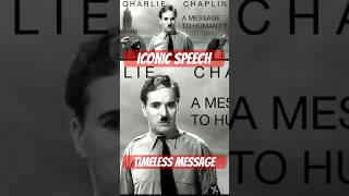 Charlie Chaplin’s Iconic Speech  “The Great Dictator” Remix [upl. by Atteoj]