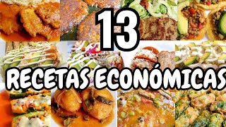 13 IDEAS DE COMIDAS ECONÓMICAS recipe viralvideo [upl. by Newob]