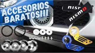 ACCESORIOS TUNING  JDM  EURO  TUNEA TU AUTO CON ACCESORIOS ECONOMICOS [upl. by Anak]