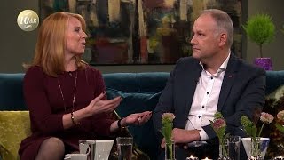 Annie Lööf amp Jonas Sjöstedt är vänner på jobbet  Malou Efter tio TV4 [upl. by Mel]