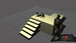 Quadruped Motion Capture Demo [upl. by Annaesor157]