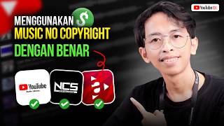 Cara Menggunakan Musik No Copyright Bebas dari Klaim Hak Cipta 💸🤑  YouTube 101 [upl. by Hsirehc]