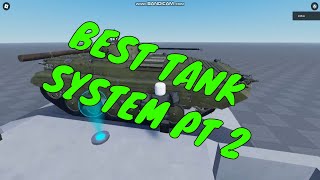 THE BEST TANK SYSTEM OUT THERE ON ROBLOX STUDIO PT 2  Ferrarico Tanks FREE MODEL IN DESC [upl. by Avelin]