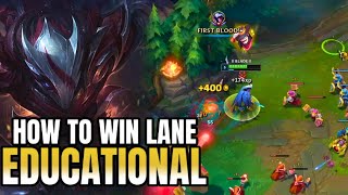 Talon mid  How to pressure and track jungler to win lane  Episode 2   EDUCATIONAL [upl. by Favien]