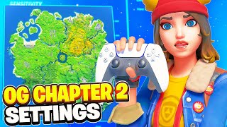 NEW Best OG Chapter 2 Controller Settings For Fortnite PS4PS5XBOXPC [upl. by Kenti]