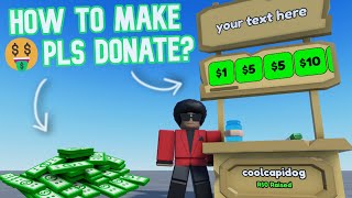 How to Make PLS DONATE  Roblox Studio Tutorial [upl. by Noirb]