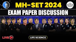 MHSET 2024  EXAM PAPER DISCUSSION  LIFE SCIENCE [upl. by Adniralc]