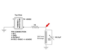 MCO 1510A 1MHz Oscillator Square Wave to Sine Wave [upl. by Neirrad]