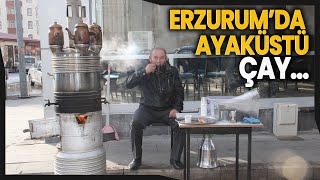 Pandemide Sokağa Kurduğu Dev Semaverle Müşterilere Paket Çay Servisi Yapıyor [upl. by Annaed]