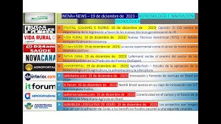 INOVA NEWS – 19 de diciembre de 2023  BIOTECNOLOGÍA y INNOVACIÓN TECNOLÓGICA biotecnologia [upl. by Akimahs163]