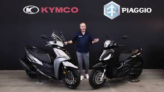 KYMCO AGILITY 300i vs PIAGGIO BEVERLY 300 by COLZANI CICLI E MOTO [upl. by Rhett]