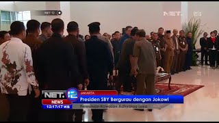 Presiden SBY dan Jokowi bercanda saat peresmian kawasan Adhyaksa Loka  NET12 [upl. by Savell238]