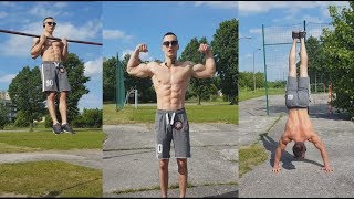 22 NAJLEPSZE ĆWICZENIA  BEZ SIŁOWNI KALISTENIKA  22 BEST CALISTHENICS EXERCISES [upl. by Aibar552]