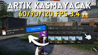 PUBG MOBİLE 34 60 FPS CONFİG PUBG MOBİLE 60 FPS YAPMA EN AKICI 60 FPS CONFİG 34 SÜRÜM [upl. by Erelia]