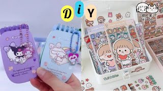 🌈 DIY cute stationery  How to make stationery supplies at home  Handmade stationery  Easy craft🌈 [upl. by Dimphia]