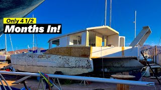 Ep 20 Insane Sailing Trimaran Redesign “Building our modern Loft “ [upl. by Goeger]