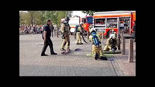 opendeurdag brandweer Merelbeke met demonstraties [upl. by Hayidah307]