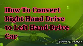 How To Convert Right Hand Drive To Left Hand Drive Suzuki Mini van [upl. by Alfredo419]