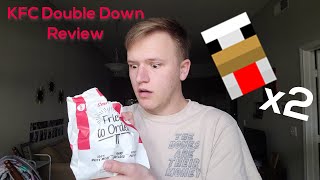 KFC DOUBLE DOWN REVIEW [upl. by Aryt334]