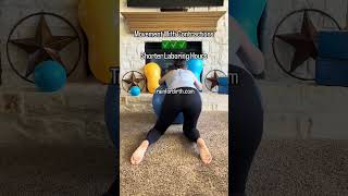 Childbirth Tips amp Pregnancy Training Movement with cxs kneeling [upl. by Hsinam]