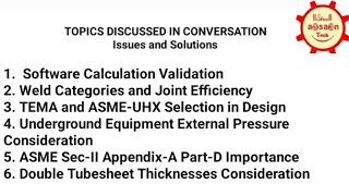 IampS Weld Categories amp Joint Efficiency TEMA amp ASMEUHX ASME SecII AppendixA PartD Importance [upl. by Free]