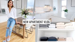 NEW APARTMENT VLOG  Lots Of Organizing amp New Furniture Updates  Annie Jaffrey [upl. by Nibor]