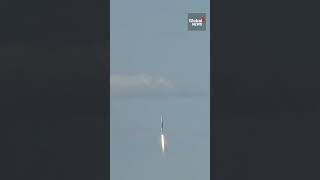 Rocket powered by candle wax launches into space for 1st time🕯️🚀 [upl. by Adnilasor]