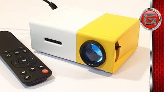 YG 300 LED Mini Projector Home Cinema Review [upl. by Ahsimal]