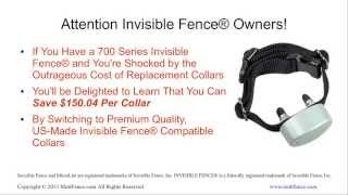 Invisible Fence® Collar  Save 50 on Compatible Replacement Collars for Invisible Fence® 700 Series [upl. by Lana]