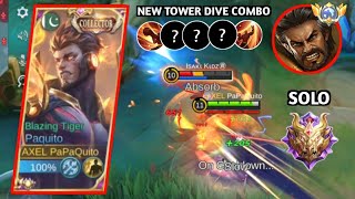 NEW PAQUITO COMBO TO TOWER DIVE LIKE A PRO  PAQUITO COUNTER PRO ROGER IN MYTHIC RANK MLBB [upl. by Lednem]