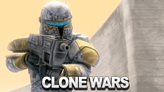 Star Wars Clone Wars  Republic Commando vs Battle Droids [upl. by Sivet488]