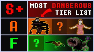 All Lethal Company Entities DANGER TIER LIST [upl. by Acnairb]