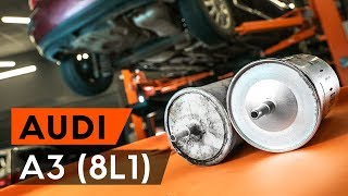 Cum se înlocuiește filtru combustibil la AUDI A3 1 TUTORIAL AUTODOC [upl. by Krefetz]