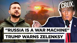 quotRussia Beat Hitler Napoleonquot Kremlin Welcomes Trump Warning To Zelensky On Ukraine Continuing War [upl. by Halihs853]