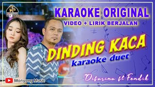 Karaoke Dinding Kaca  Difarina feat Fendik  Om Adella Video Karaoke Original  Lirik Berjalan [upl. by Zenobia778]