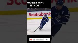 MARNER WINS IT ON OT FOR THE LEAFS LEAFS MARNER [upl. by Namielus]