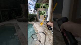 pool deckcleaning transformation howto pressurewashing [upl. by Sudderth524]