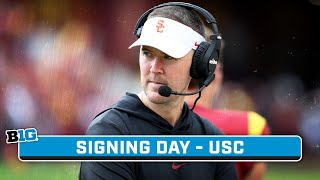 USC  2023 National Signing Day  Big Ten Football [upl. by Olonam]