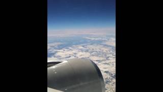 Alitalia Airbus A330 Cruising over the Atlantic Ocean HD [upl. by Lletnahc]