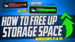 🔧 How to FREE Up More than 30GB Of Disk Space in Windows 11 amp 10 [upl. by Rehpotsirahc114]