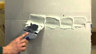 Finishing a Drywall Joint STEP 1 [upl. by Middendorf]